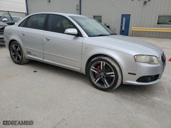 2008 Audi A4 2.0T with VIN WAUDF78E78A116887, listed as a Copart auction lot 46755275 with 197,402 mi miles and Clean Title. Bid and sale history available at carsss.com. Image 4.