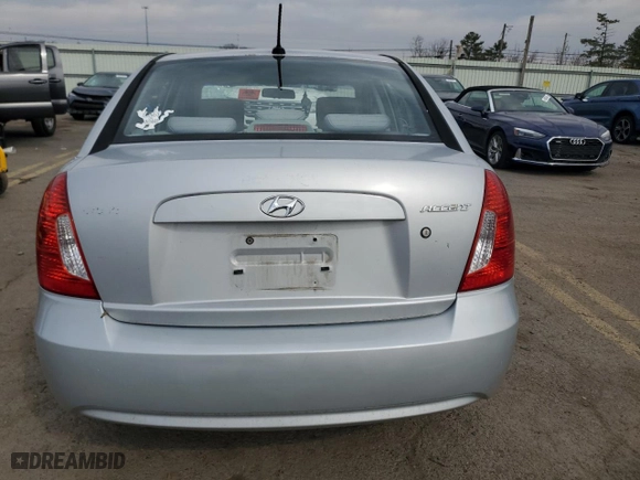 2011 Hyundai Accent GLS with VIN KMHCN4AC8BU544736, listed as a Copart auction lot 50014925 with 114,065 mi miles and Salvage Title. Bid and sale history available at carsss.com. Image 6.