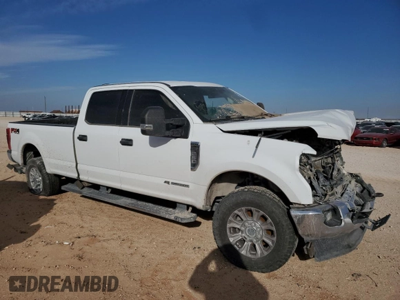 2022 Ford F-250 XL with VIN 1FT7W2BT6NEC15036, listed as a Copart auction lot 43412835 with 133,478 mi miles and Salvage title. Bid and sale history available at DreamBid. Image 4.