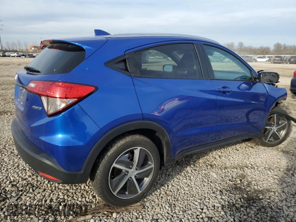 2021 Honda HR-V EX with VIN 3CZRU6H53MM733865, listed as a Copart auction lot 45869125 with 41,680 mi miles and Salvage Title. Bid and sale history available at carsss.com. Image 2.