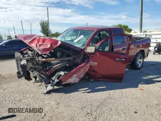 2014 Ram 1500 Express with VIN 1C6RR6FT7ES102240, listed as a Copart auction lot 74353394 with 123,157 mi miles and Salvage title. Bid and sale history available at DreamBid. Image 1.