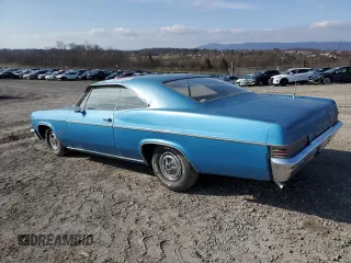 1966 Chevrolet Impala with VIN 168376A109409, listed as a Copart auction lot 79838074 with 34,130 mi miles and Clean title. Bid and sale history available at DreamBid. Image 2.