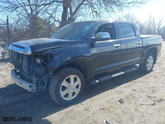 2014 Toyota Tundra 4WD Truck Platinum with VIN 5TFAW5F15EX351968, listed as a IAAI auction lot 41764411 with 146,899 mi miles. Bid and sale history available at carsss.com. Image 19.