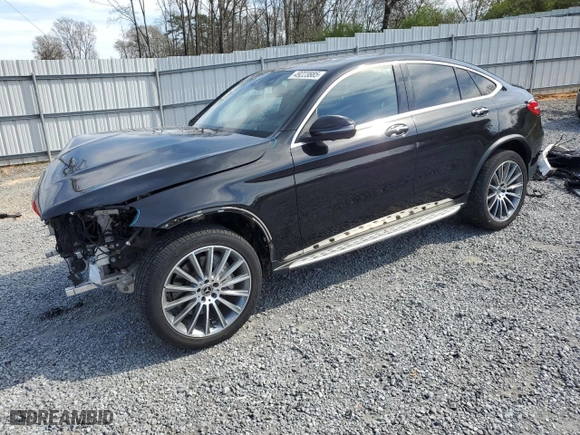 2019 Mercedes-Benz GLC with VIN WDC0J4KB8KF598819, listed as a Copart auction lot 49223885 with 59,937 mi miles and Salvage Title. Bid and sale history available at carsss.com. Image 1.