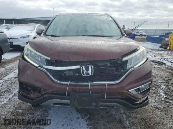 2015 Honda CR-V EX-L with VIN 5J6RM4H78FL121106, listed as a Copart auction lot 50374765 with 33,208 mi miles and Salvage Title. Bid and sale history available at carsss.com. Image 5.