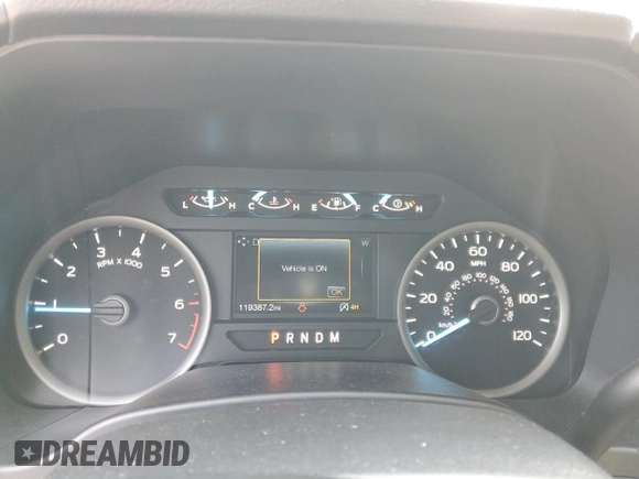2018 Ford F-150 XL with VIN 1FTEW1EG6JFE44000, listed as a Copart auction lot 44546385 with 119,387 mi miles and Salvage Title. Bid and sale history available at carsss.com. Image 9.
