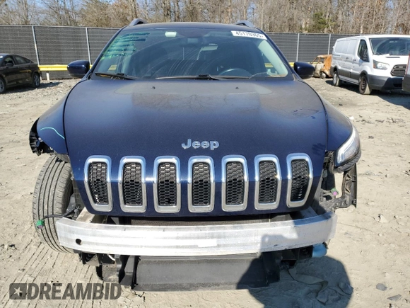 2014 Jeep Cherokee Limited with VIN 1C4PJLDB8EW143548, listed as a Copart auction lot 45170365 with 183,260 mi miles and Salvage Title. Bid and sale history available at carsss.com. Image 5.