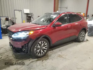 2020 Ford Escape Titanium with VIN 1FMCU9J97LUA00654, listed as a Copart auction lot 83695954 with 44,974 mi miles and Salvage title. Bid and sale history available at DreamBid. Image 1.