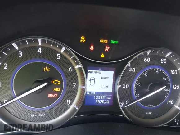 2019 Infiniti QX80 Luxe z VIN JN8AZ2NF2K9681574, wystawiony jako IAAI lot #41987298 z przebiegiem 123 931 mil mil oraz . Historia ofert i sprzedaży dostępna na DreamBid. Obrazek 7.