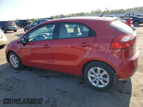 2013 Kia Rio LX with VIN KNADM5A35D6181740, listed as a Copart auction lot 70501354 with 111,062 mi miles and Salvage Title. Bid and sale history available at DreamBid. Image 2.