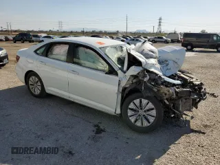 2020 Volkswagen Jetta S with VIN 3VWC57BU1LM097327, listed as a Copart auction lot 58554665 with Not provided miles and Salvage title. Bid and sale history available at DreamBid. Image 4.