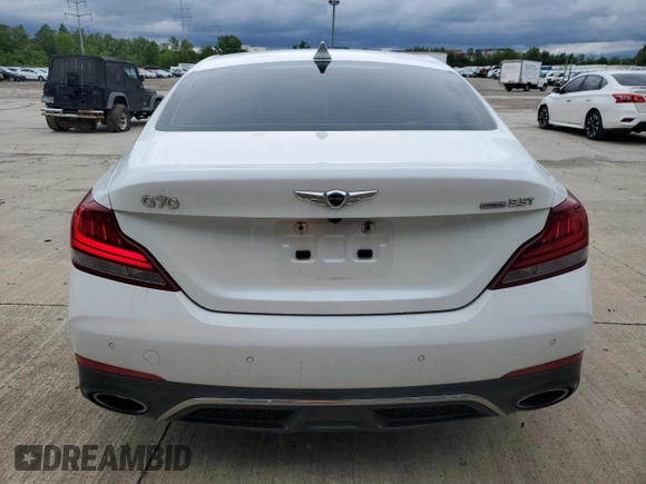 2021 Genesis G70 3.3T z VIN KMTG74LE7MU074377, wystawiony jako Copart lot #58122415 z przebiegiem 80 565 mil mil oraz Czysty tytuł • Clean title. Historia ofert i sprzedaży dostępna na DreamBid. Obrazek 6.