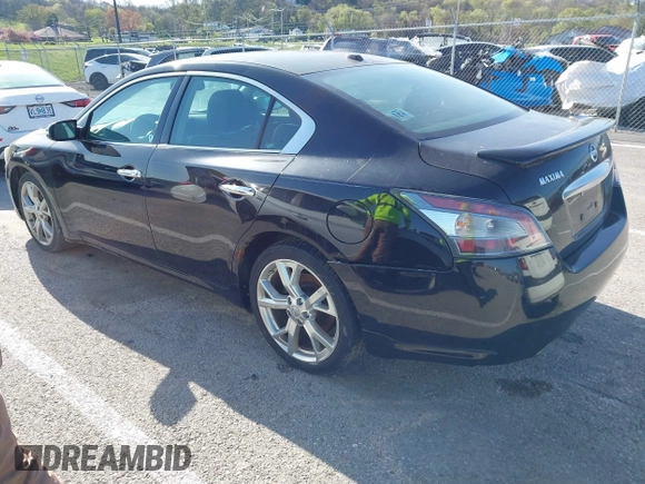2012 Nissan Maxima SV with VIN 1N4AA5AP4CC831052, listed as a IAAI auction lot 41991290 with 171,348 mi miles and . Bid and sale history available at DreamBid. Image 3.