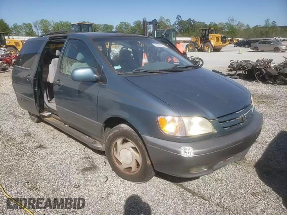 2002 Toyota Sienna LE with VIN 4T3ZF13C22U497021, listed as a Copart auction lot 52571055 with 232,973 mi miles and Salvage Title. Bid and sale history available at DreamBid. Image 14.