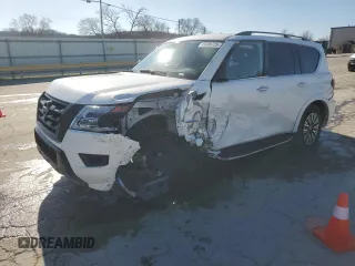 2023 Nissan Armada SL with VIN JN8AY2BB4P9831616, listed as a Copart auction lot 49330725 with 53,108 mi miles and Salvage Title. Bid and sale history available at carsss.com. Image 1.