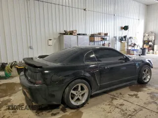 2001 Ford Mustang GT Deluxe with VIN 1FAFP42X51F230659, listed as a Copart auction lot 44784605 with 185,358 mi miles and Salvage Title. Bid and sale history available at carsss.com. Image 3.