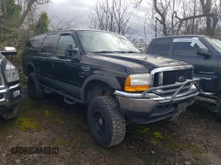 2001 Ford Excursion Limited z VIN 1FMNU43S41EC44930, wystawiony jako Copart lot #48939145 z przebiegiem 206 965 mil mil oraz Czysty tytuł • Clean title. Historia ofert i sprzedaży dostępna na DreamBid. Obrazek 4.