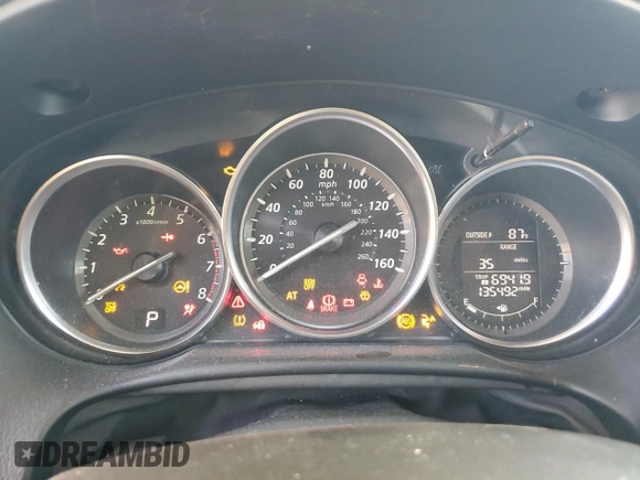2015 Mazda CX-5 Touring with VIN JM3KE2CY2F0478167, listed as a Copart auction lot 52772805 with 135,492 mi miles and Salvage Title. Bid and sale history available at carsss.com. Image 9.