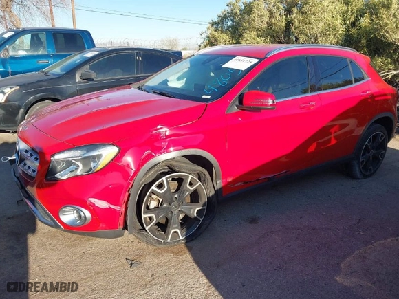 2019 Mercedes-Benz GLA with VIN WDCTG4EB3KJ548057, listed as a IAAI auction lot 41831725 with 59,968 mi miles. Bid and sale history available at carsss.com. Image 2.