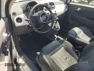 2012 FIAT 500 Lounge with VIN 3C3CFFCR5CT122857, listed as a Copart auction lot 64419545 with 97,605 mi miles and Salvage title. Bid and sale history available at DreamBid. Image 8.