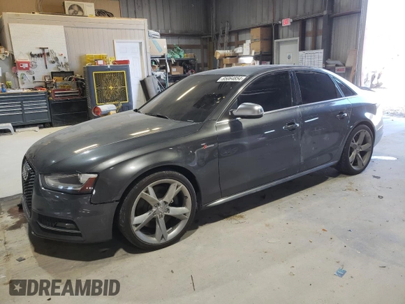 2015 Audi S4 Prestige with VIN WAUKGAFL9FA123534, listed as a Copart auction lot 85064854 with 112,664 mi miles and Clean Title. Bid and sale history available at carsss.com. Image 1.
