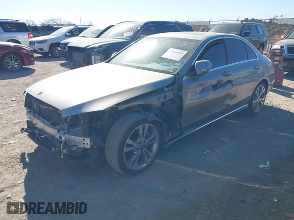 2019 Mercedes-Benz C 300 with VIN 55SWF8DB5KU308237, listed as a IAAI auction lot 41865845 with 80,975 mi miles and . Bid and sale history available at DreamBid. Image 2.