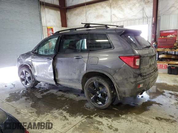 2021 Honda Passport Elite z VIN 5FNYF8H05MB021597, wystawiony jako Copart lot #44463515 z przebiegiem Nie podano mil oraz Szkoda całkowita • Salvage title. Historia ofert i sprzedaży dostępna na DreamBid. Obrazek 2.