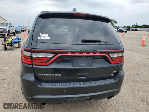 2018 Dodge Durango GT with VIN 1C4RDHDG1JC371492, listed as a Copart auction lot 55058505 with 117,984 mi miles and Salvage title. Bid and sale history available at DreamBid. Image 6.