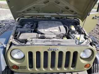 2013 Jeep Wrangler Sport with VIN 1C4AJWAG3DL569588, listed as a Copart auction lot 55826505 with 24,345 mi miles and Salvage title. Bid and sale history available at DreamBid. Image 11.