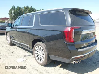 2023 GMC Yukon XL Denali with VIN 1GKS2JKL7PR458631, listed as a IAAI auction lot 42024142 with 16,054 mi miles. Bid and sale history available at carsss.com. Image 3.