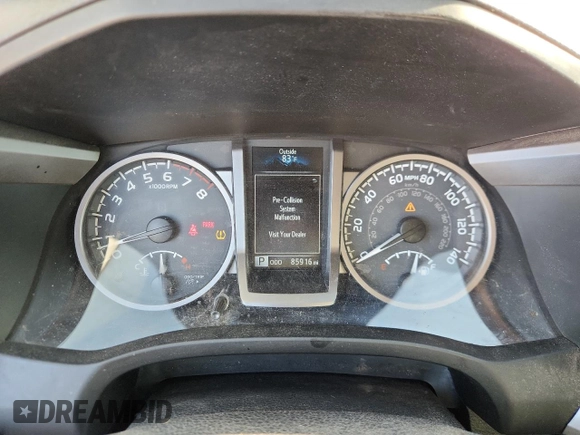 2018 Toyota Tacoma SR5 с VIN 3TMAZ5CN5JM066282, выставлен на аукционе Copart как лот 61197145 с пробегом 85 916 миль миль и Списание • Salvage title. История ставок и продаж доступна на DreamBid. Изображение 9.