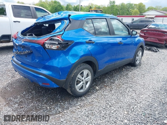 2022 Nissan Kicks S z VIN 3N1CP5BV1NL481274, wystawiony jako IAAI lot #42259040 z przebiegiem 32 082 mil mil oraz . Historia ofert i sprzedaży dostępna na DreamBid. Obrazek 4.
