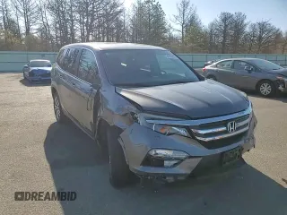 2017 Honda Pilot EX-L with VIN 5FNYF6H50HB063505, listed as a Copart auction lot 54768955 with 70,103 mi miles and Salvage Title. Bid and sale history available at DreamBid. Image 14.