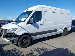 2023 Mercedes-Benz Sprinter Cargo with VIN W1Y4NCHY2PT151425, listed as a IAAI auction lot 41889490 with 27,563 mi miles. Bid and sale history available at carsss.com. Image 21.