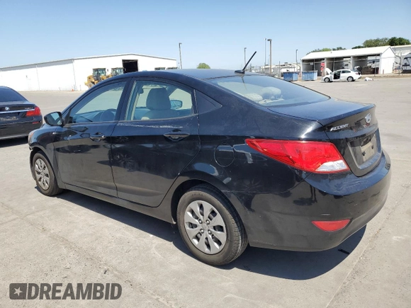 2017 Hyundai Accent SE with VIN KMHCT4AE4HU245762, listed as a Copart auction lot 55412985 with 74,166 mi miles and Salvage Title. Bid and sale history available at carsss.com. Image 2.