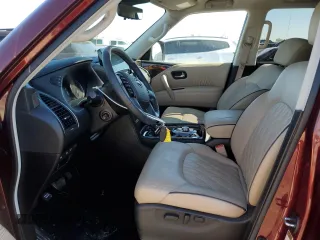 2023 Nissan Armada Platinum z VIN JN8AY2DB8P9830319, wystawiony jako Copart lot #76364214 z przebiegiem 39 534 mil mil oraz Szkoda całkowita • Salvage title. Historia ofert i sprzedaży dostępna na DreamBid. Obrazek 7.