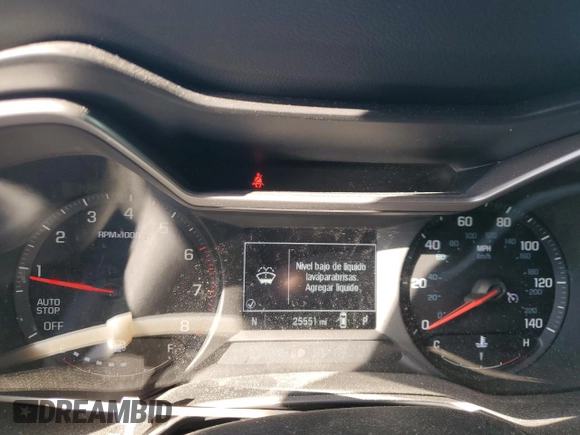 2023 Chevrolet TrailBlazer LS with VIN KL79MMS23PB166252, listed as a Copart auction lot 52038215 with 25,551 mi miles and Salvage Title. Bid and sale history available at DreamBid. Image 9.