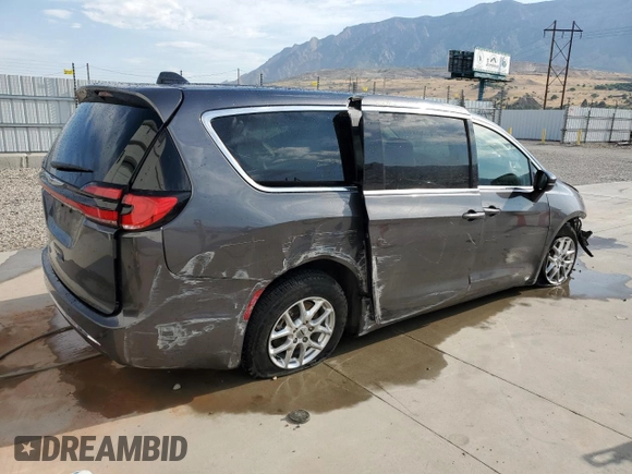 2021 Chrysler Pacifica Touring L with VIN 2C4RC1BG6PR597041, listed as a Copart auction lot 63331125 with 76,820 mi miles and Non repairable. Bid and sale history available at DreamBid. Image 3.