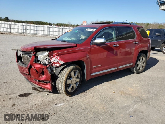 2013 GMC Terrain Denali z VIN 2GKFLYE37D6257788, wystawiony jako Copart lot #46166575 z przebiegiem 89 551 mil mil oraz Szkoda całkowita • Salvage title. Historia ofert i sprzedaży dostępna na DreamBid. Obrazek 1.