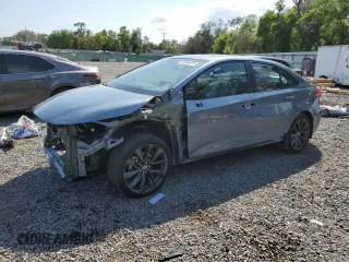 2024 Toyota Corolla SE with VIN 5YFP4MCEXRP206575, listed as a Copart auction lot 50045075 with 4,591 mi miles and Salvage Title. Bid and sale history available at carsss.com. Image 1.