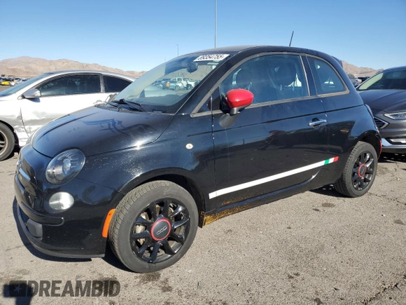 2016 FIAT 500 Pop z VIN 3C3CFFARXGT228049, wystawiony jako Copart lot #89354755 z przebiegiem 76 719 mil mil oraz Czysty tytuł • Clean title. Historia ofert i sprzedaży dostępna na DreamBid. Obrazek 1.