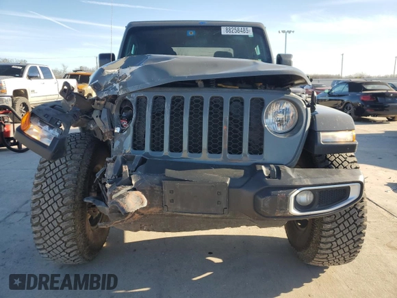 2022 Jeep Gladiator Sport S with VIN 1C6JJTAG4NL147305, listed as a Copart auction lot 88258485 with 64,297 mi miles and Salvage title. Bid and sale history available at DreamBid. Image 5.