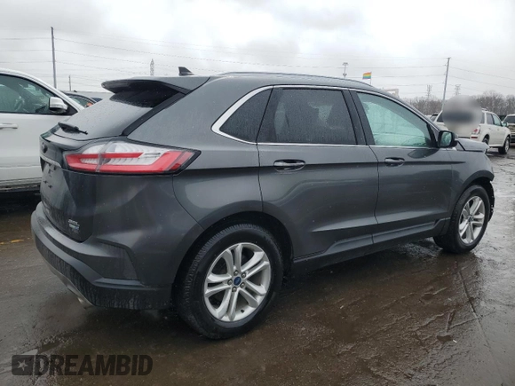2020 Ford Edge SEL z VIN 2FMPK4J93LBB36067, wystawiony jako Copart lot #49913935 z przebiegiem 83 557 mil mil oraz Czysty tytuł • Clean title. Historia ofert i sprzedaży dostępna na DreamBid. Obrazek 3.