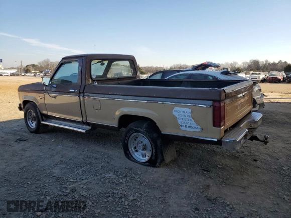 1986 Ford Ranger with VIN 1FTCR11T3GUA76445, listed as a Copart auction lot 42057615 with 25,238 mi miles and Clean Title. Bid and sale history available at DreamBid. Image 2.