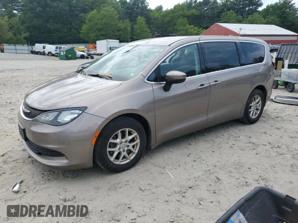 2017 Chrysler Pacifica Touring with VIN 2C4RC1DG6HR572039, listed as a Copart auction lot 58568105 with 190,405 mi miles and Salvage title. Bid and sale history available at DreamBid. Image 1.