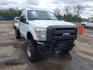 2011 Ford Super Duty F-250 SRW XL with VIN 1FTBF2B6XBEB76600, listed as a IAAI auction lot 41974695 with 131,878 mi miles. Bid and sale history available at carsss.com. Image 1.