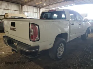 2018 GMC Canyon 2WD with VIN 1GTG5BEAXJ1328616, listed as a Copart auction lot 87008144 with 92,603 mi miles and Salvage Title. Bid and sale history available at carsss.com. Image 3.