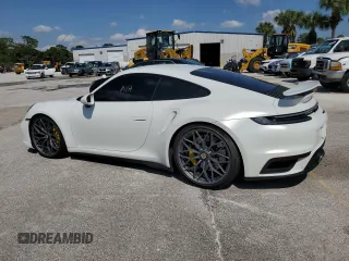 2021 Porsche 911 Turbo S with VIN WP0AD2A97MS257233, listed as a Copart auction lot 74918134 with 0 mi miles and Non Repairable. Bid and sale history available at carsss.com. Image 2.