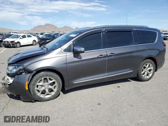 2017 Chrysler Pacifica Limited with VIN 2C4RC1GG2HR804955, listed as a Copart auction lot 74741074 with 117,936 mi miles and Salvage title. Bid and sale history available at DreamBid. Image 1.