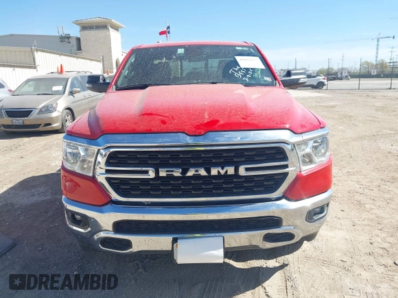 2023 Ram 1500 Big Horn with VIN 1C6SRFBTXPN546270, listed as a IAAI auction lot 41815977 with 55,688 mi miles. Bid and sale history available at carsss.com. Image 12.